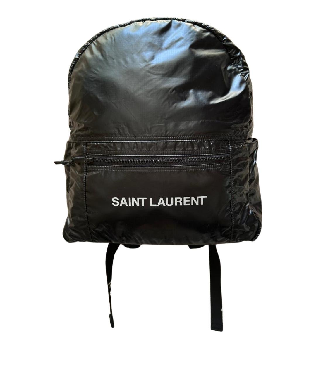 SAINT LAURENT Черный рюкзак, фото 1