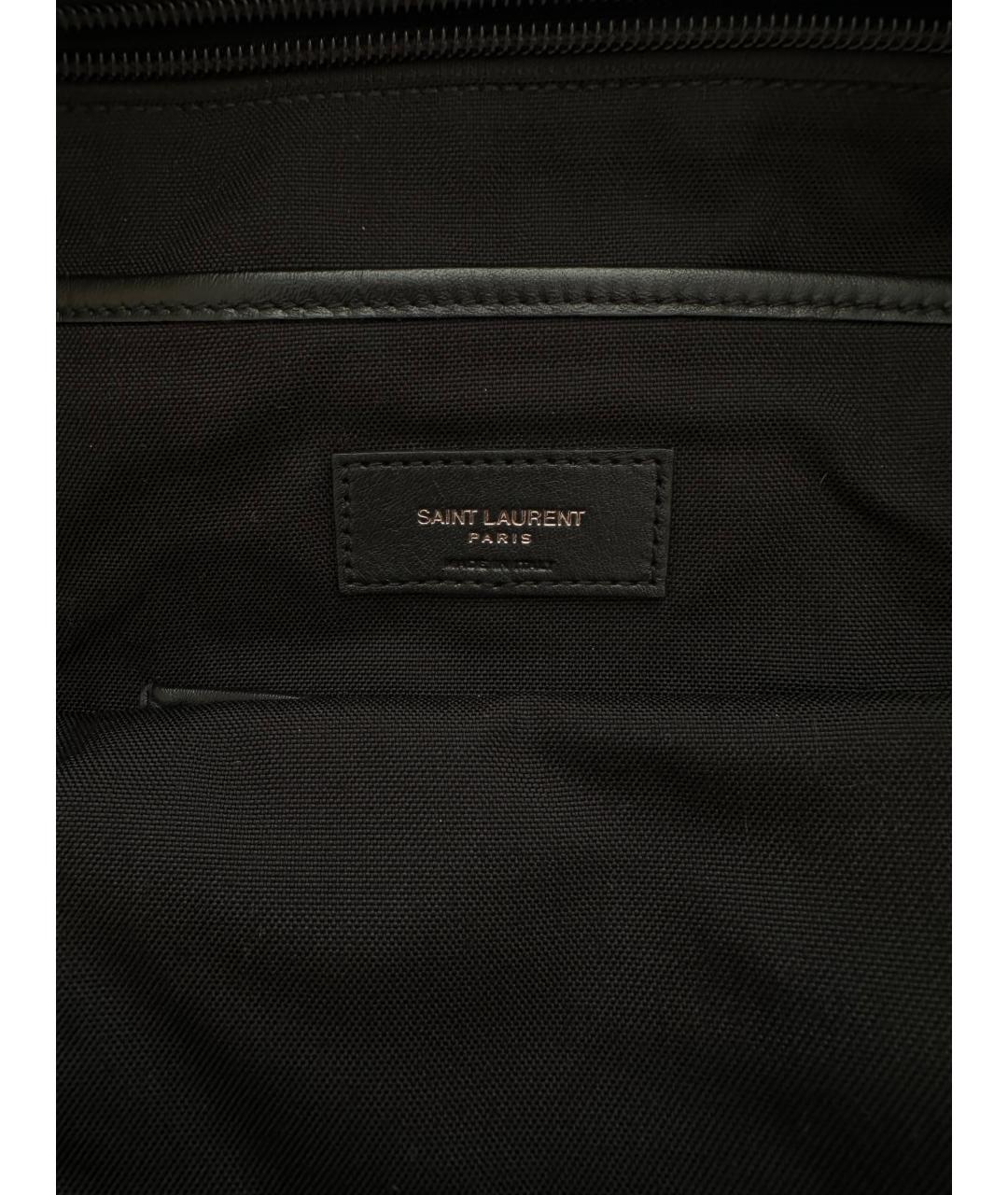 SAINT LAURENT Черный рюкзак, фото 6