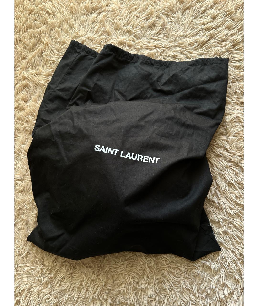 SAINT LAURENT Черный рюкзак, фото 7