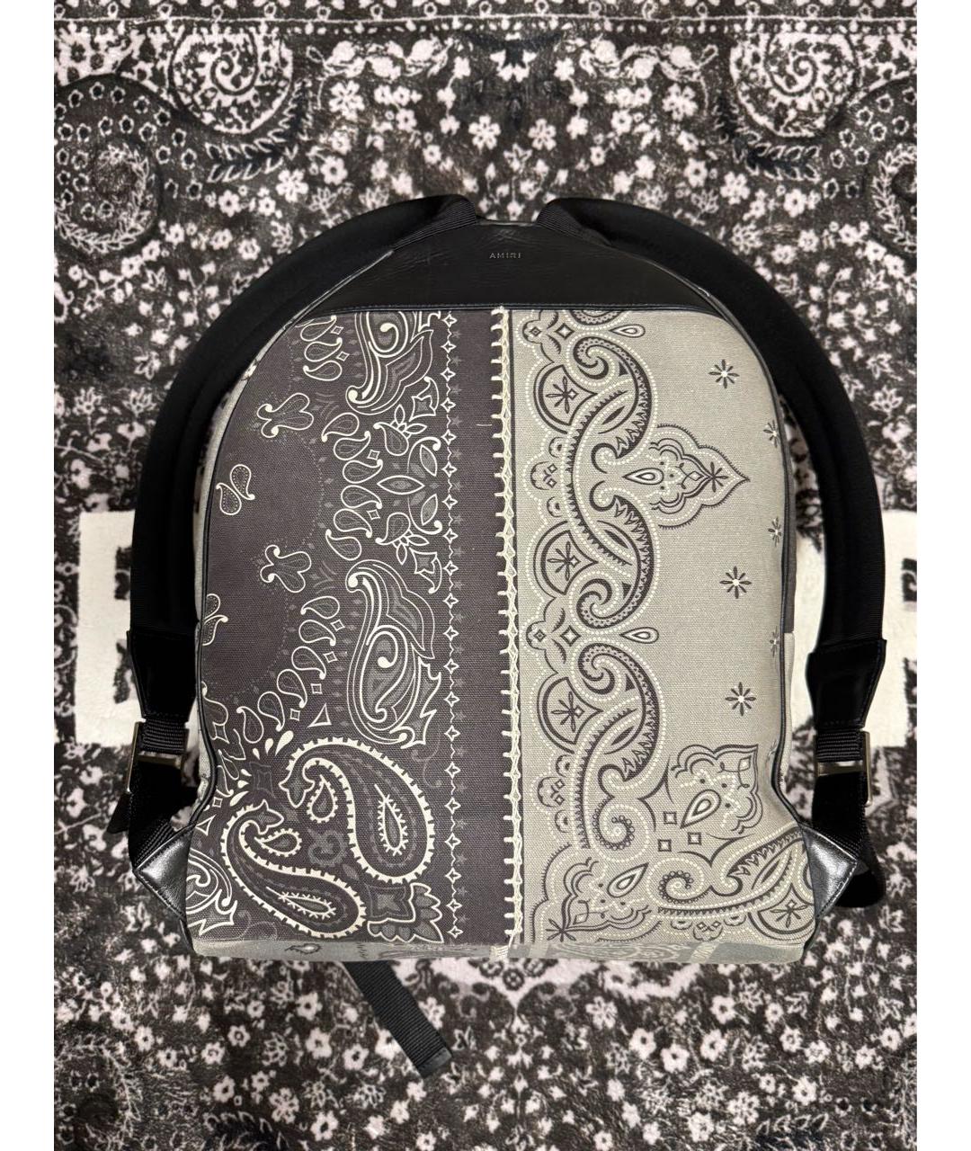 AMIRI Антрацитовый рюкзак, фото 3