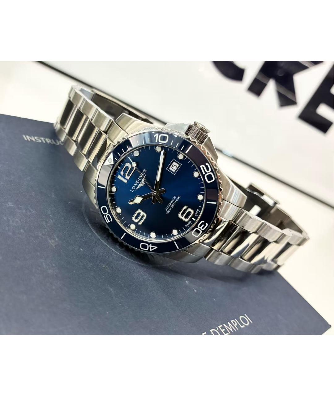 LONGINES Серебряные часы, фото 3