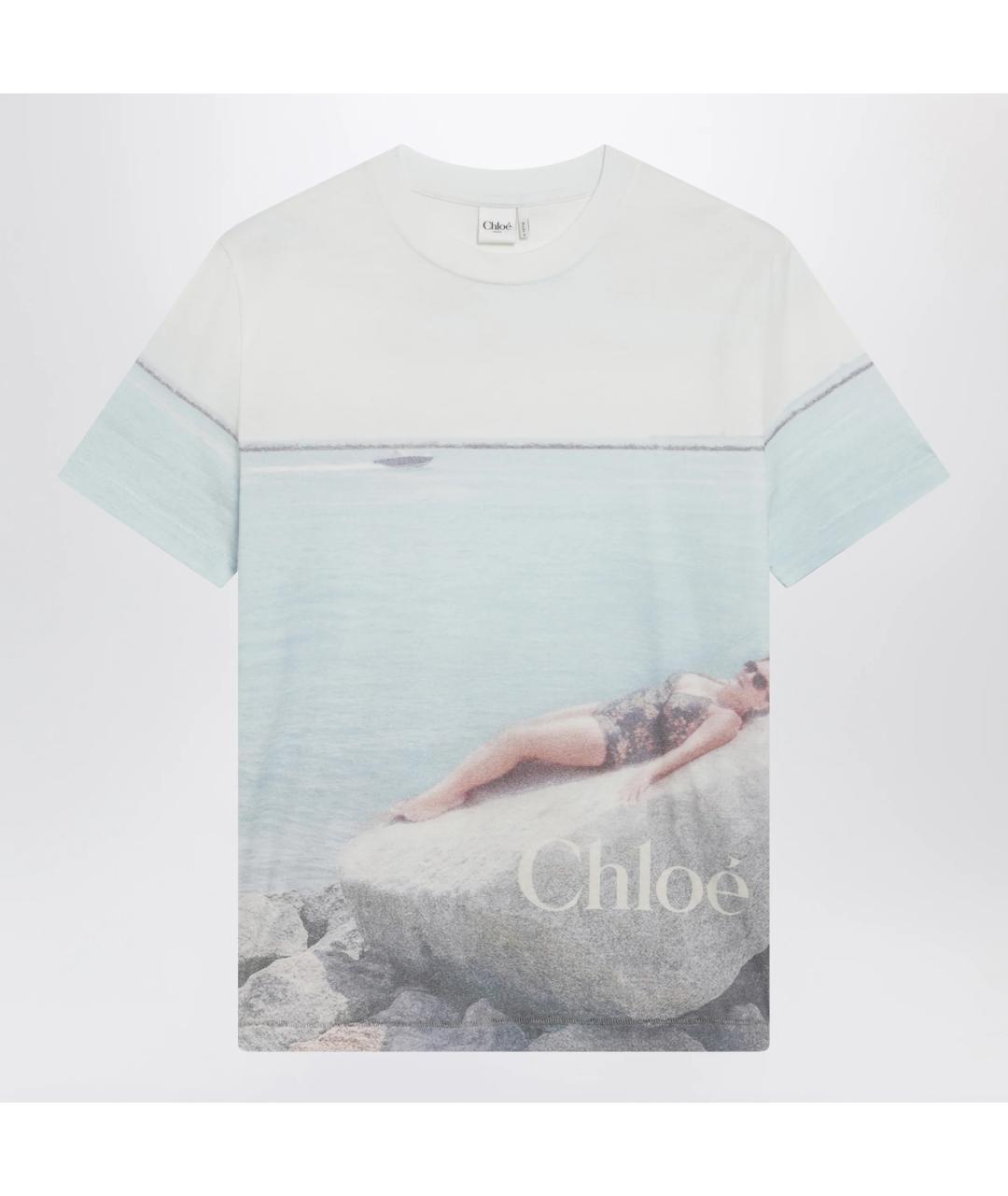 CHLOE Мульти хлопковая футболка, фото 3