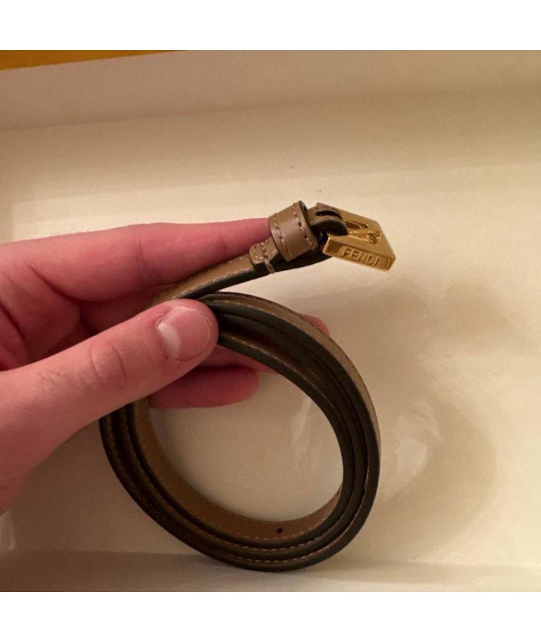 FENDI Коричневая сумка через плечо, фото 8