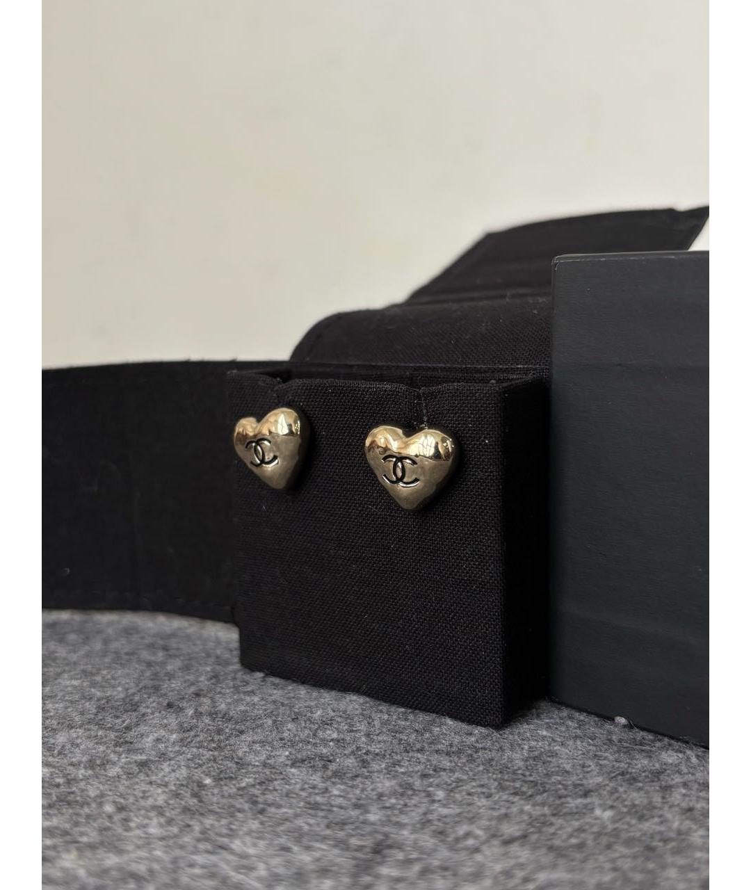 CHANEL Золотые серьги, фото 3