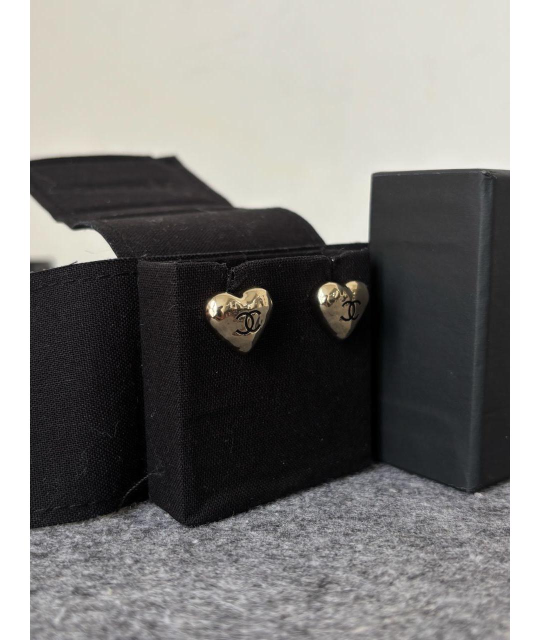 CHANEL Золотые серьги, фото 2