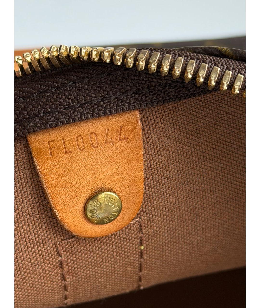 LOUIS VUITTON Коричневая дорожная/спортивная сумка из искусственной кожи, фото 4