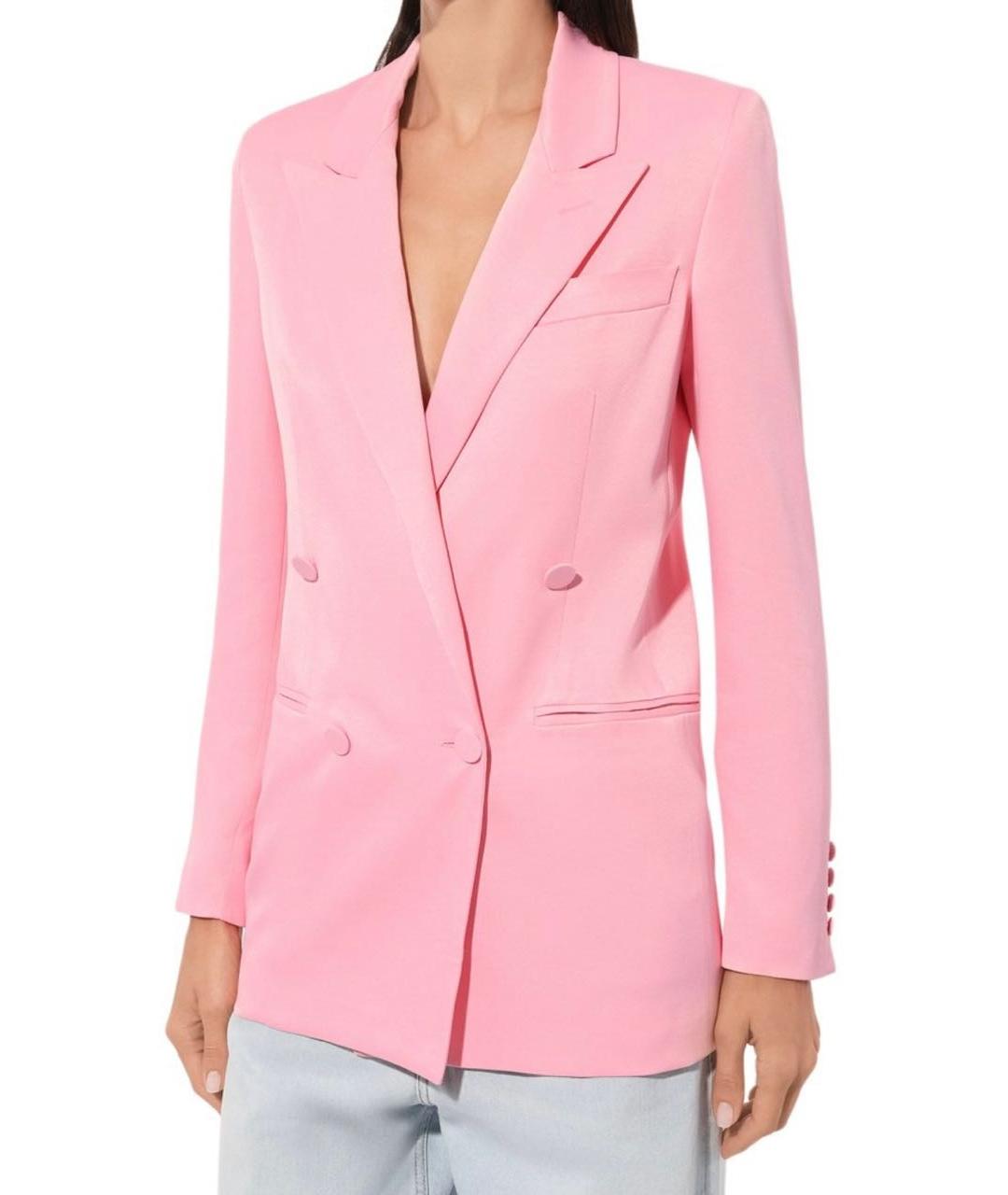 MSGM Розовый вискозный костюм с брюками, фото 8