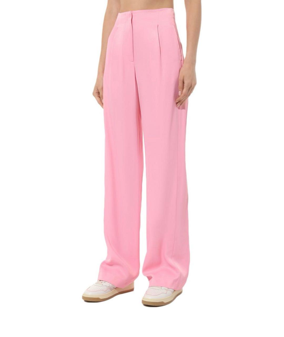 MSGM Розовый вискозный костюм с брюками, фото 2