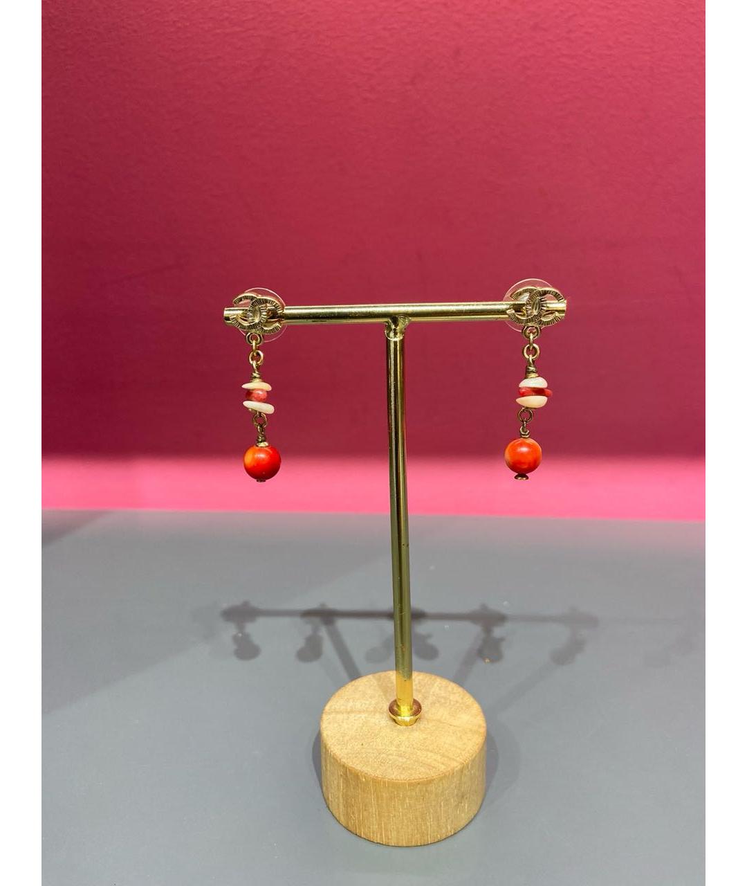 CHANEL Золотые серьги, фото 7