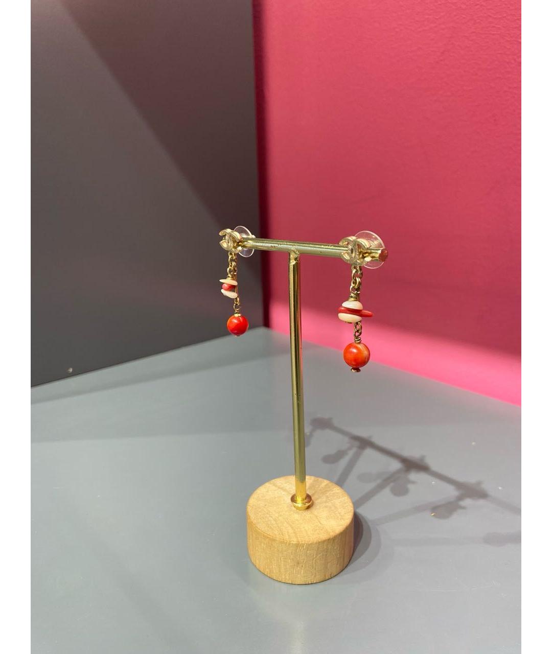 CHANEL Золотые серьги, фото 2