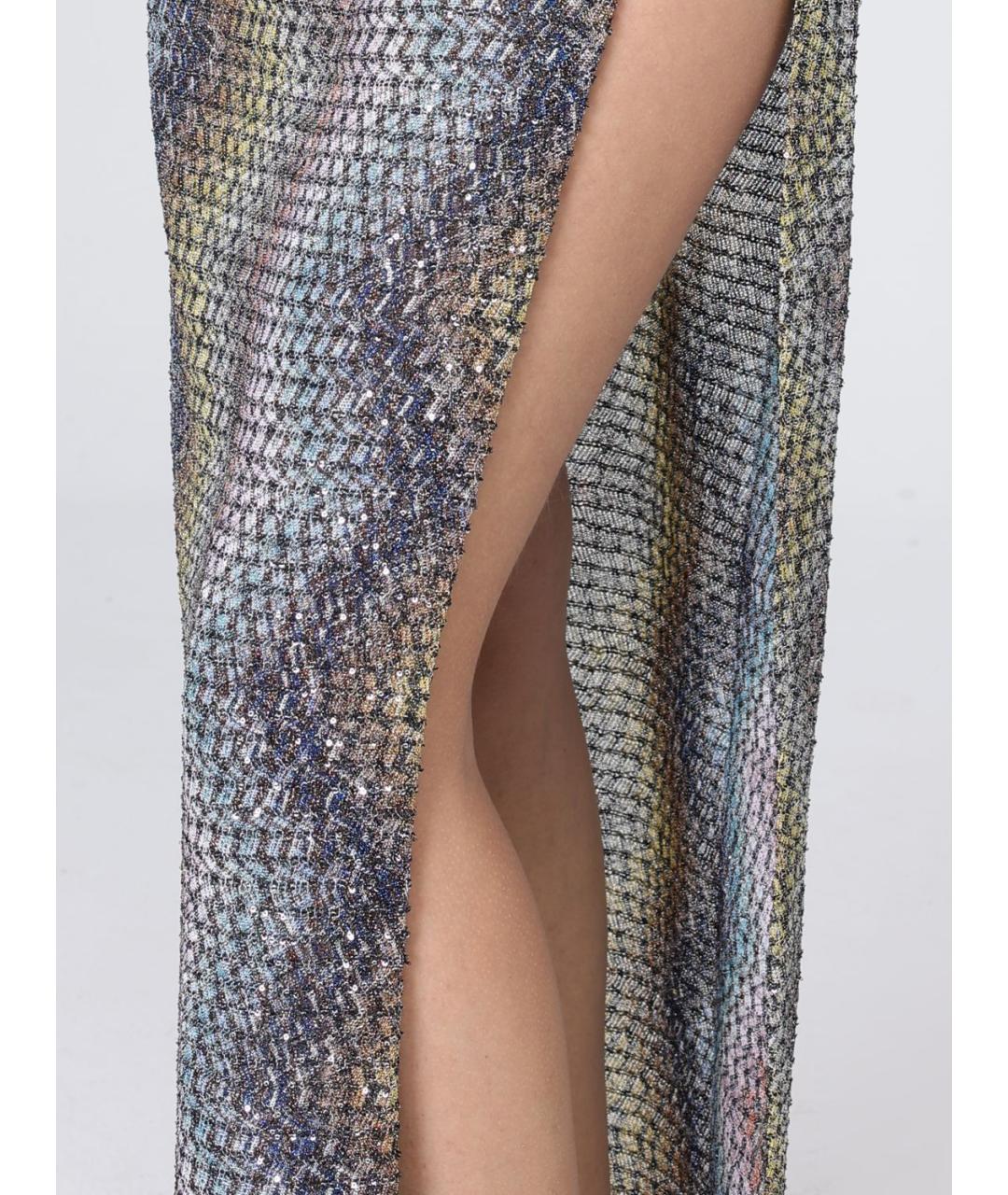 MISSONI Мульти вискозная юбка миди, фото 4