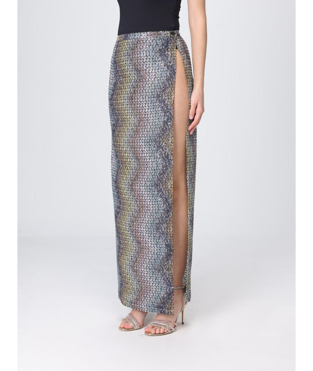 MISSONI Мульти вискозная юбка миди, фото 3