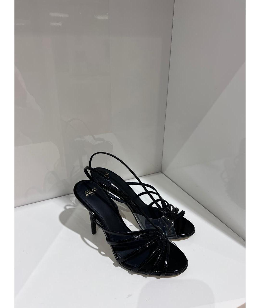 ALEVI Черные босоножки, фото 2