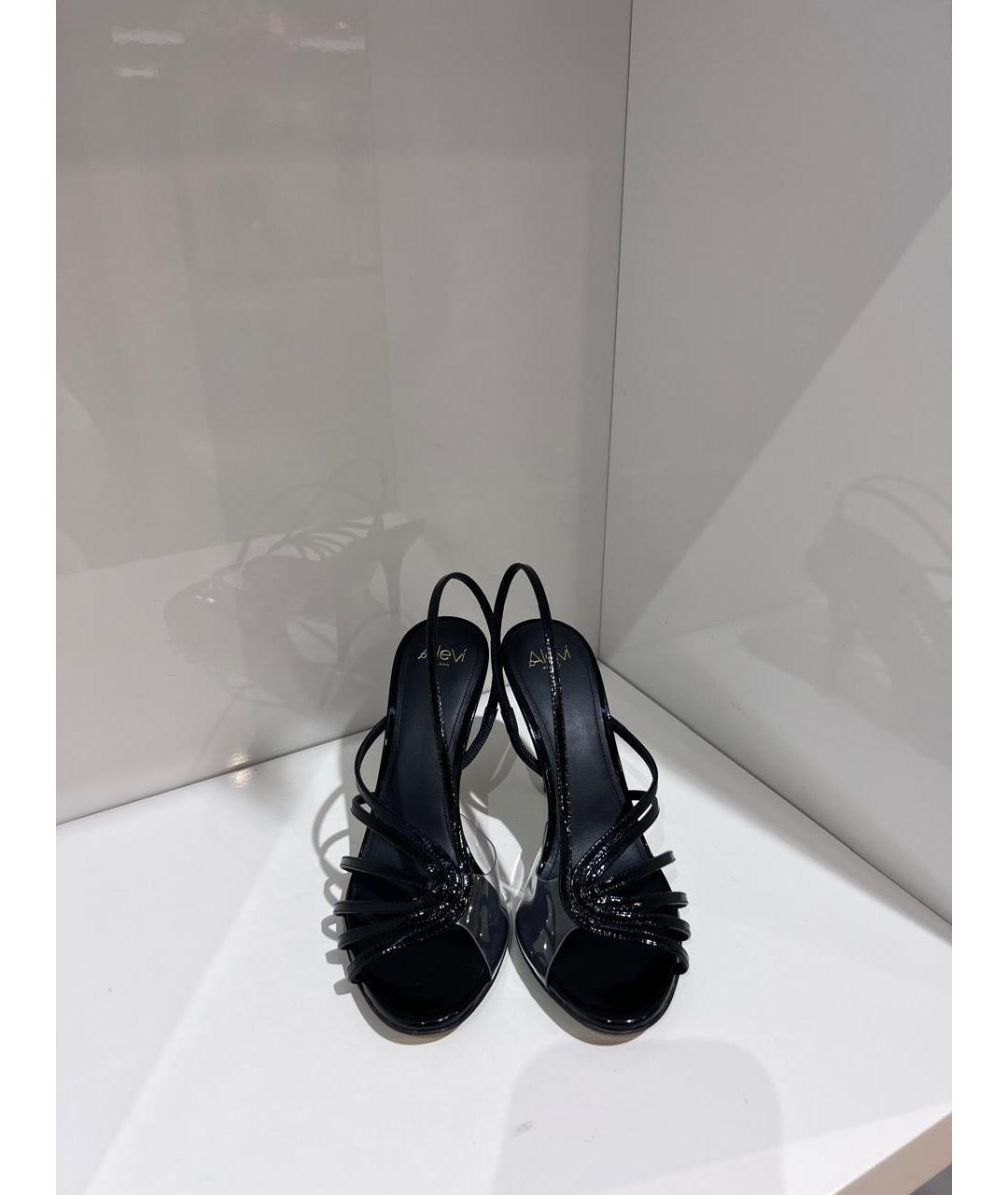 ALEVI Черные босоножки, фото 3