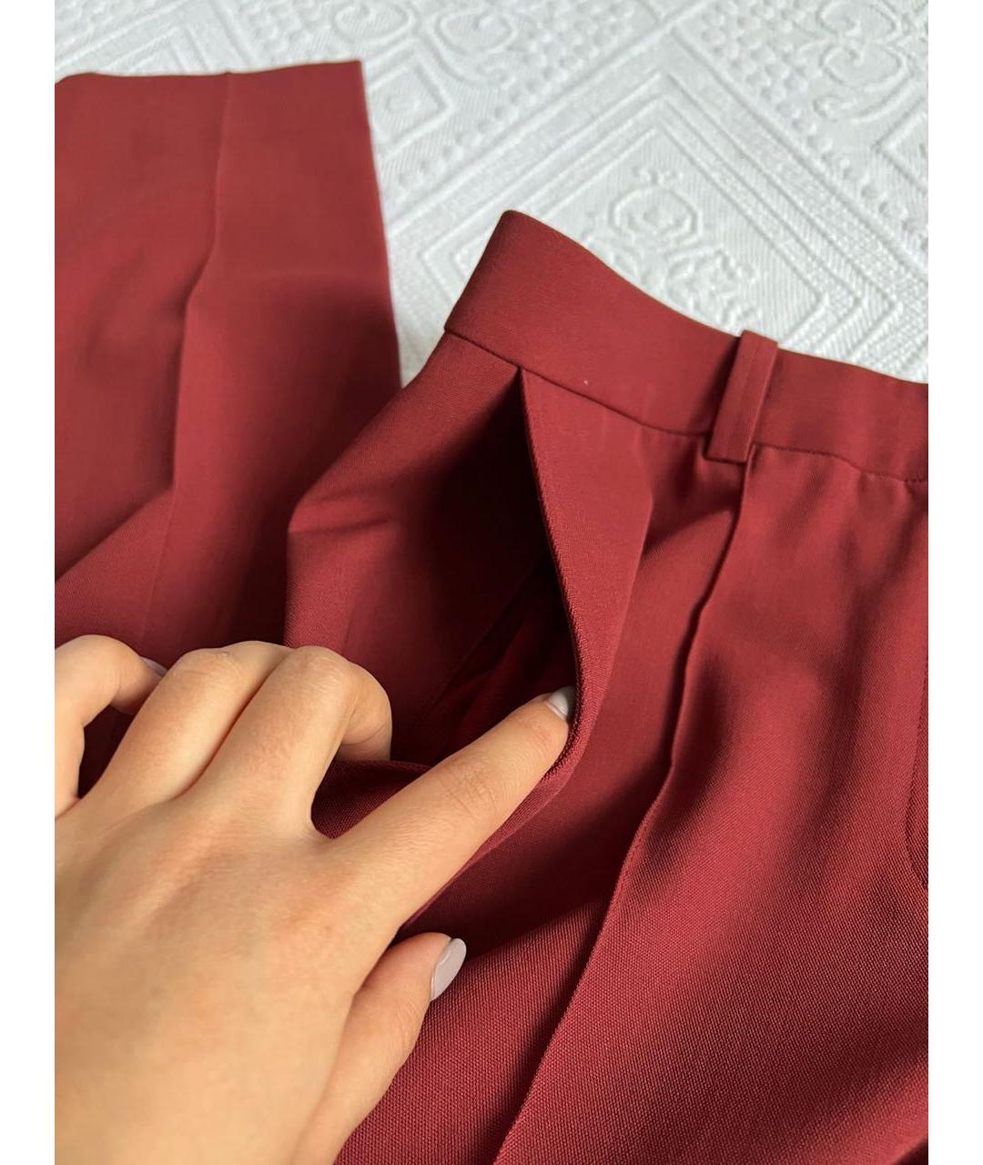 BOTTEGA VENETA Красные бриджи, фото 4