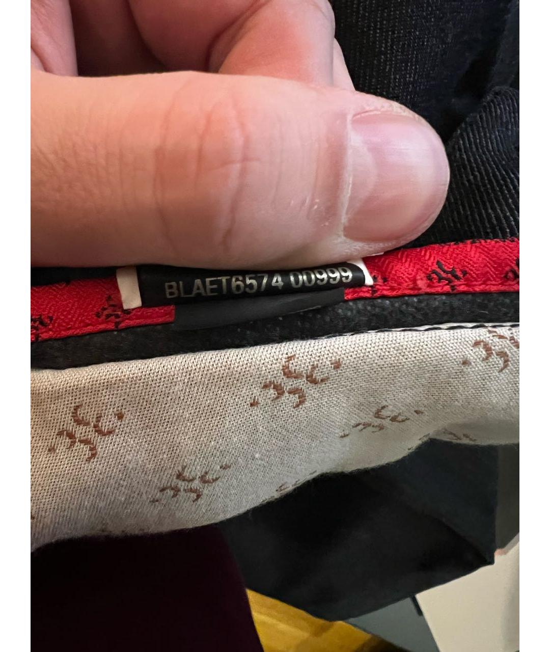 BILLIONAIRE Темно-синие хлопко-кашемировые джинсы скинни, фото 6