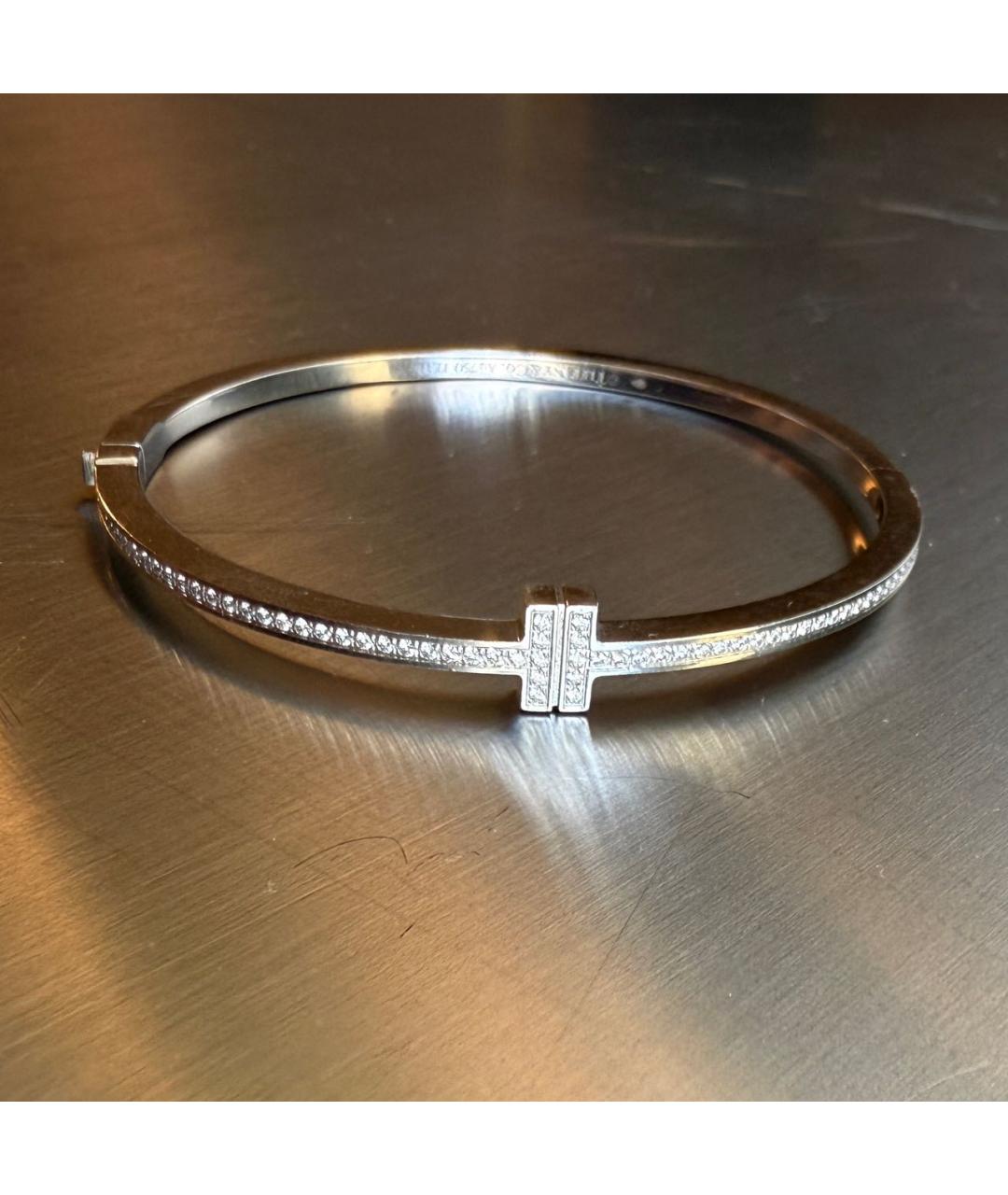 TIFFANY&CO Серебрянный браслет из белого золота, фото 5