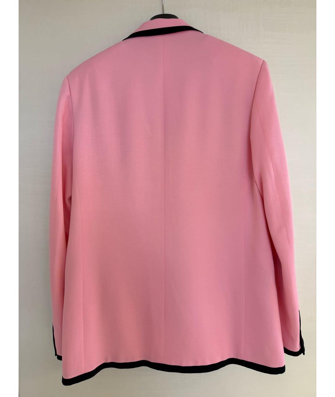 MSGM Розовый вискозный жакет/пиджак, фото 3
