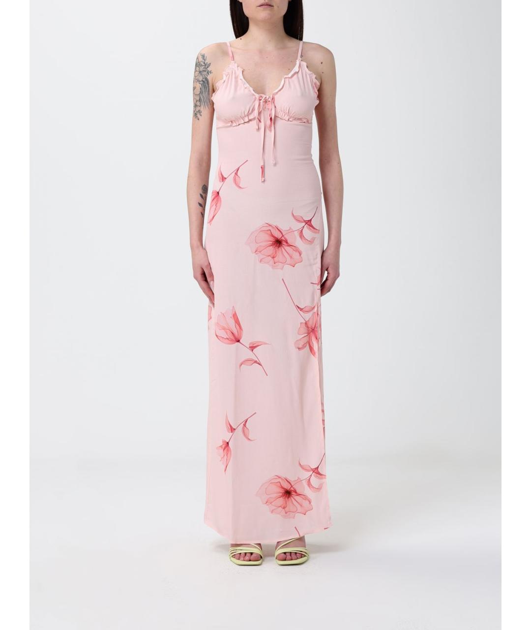 MAR DE MARGARITAS Мульти вискозное повседневное платье, фото 4