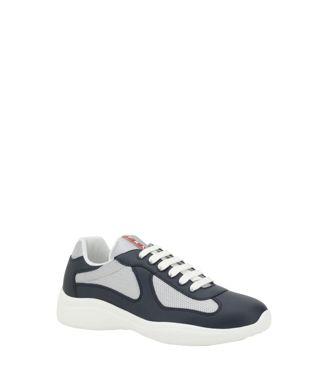 PRADA Мульти текстильные низкие кроссовки / кеды, фото 2