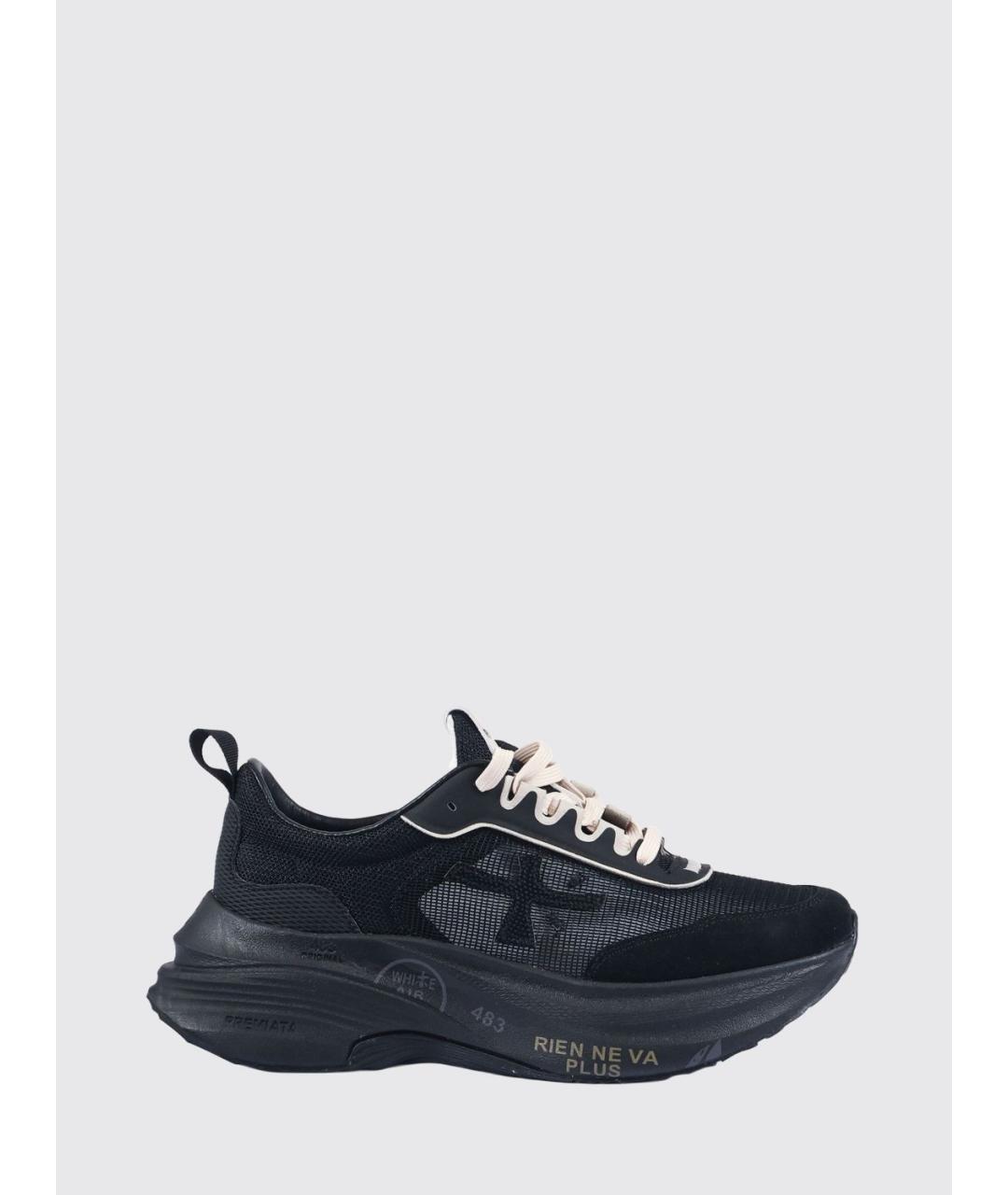 PREMIATA Черные синтетические кроссовки, фото 4