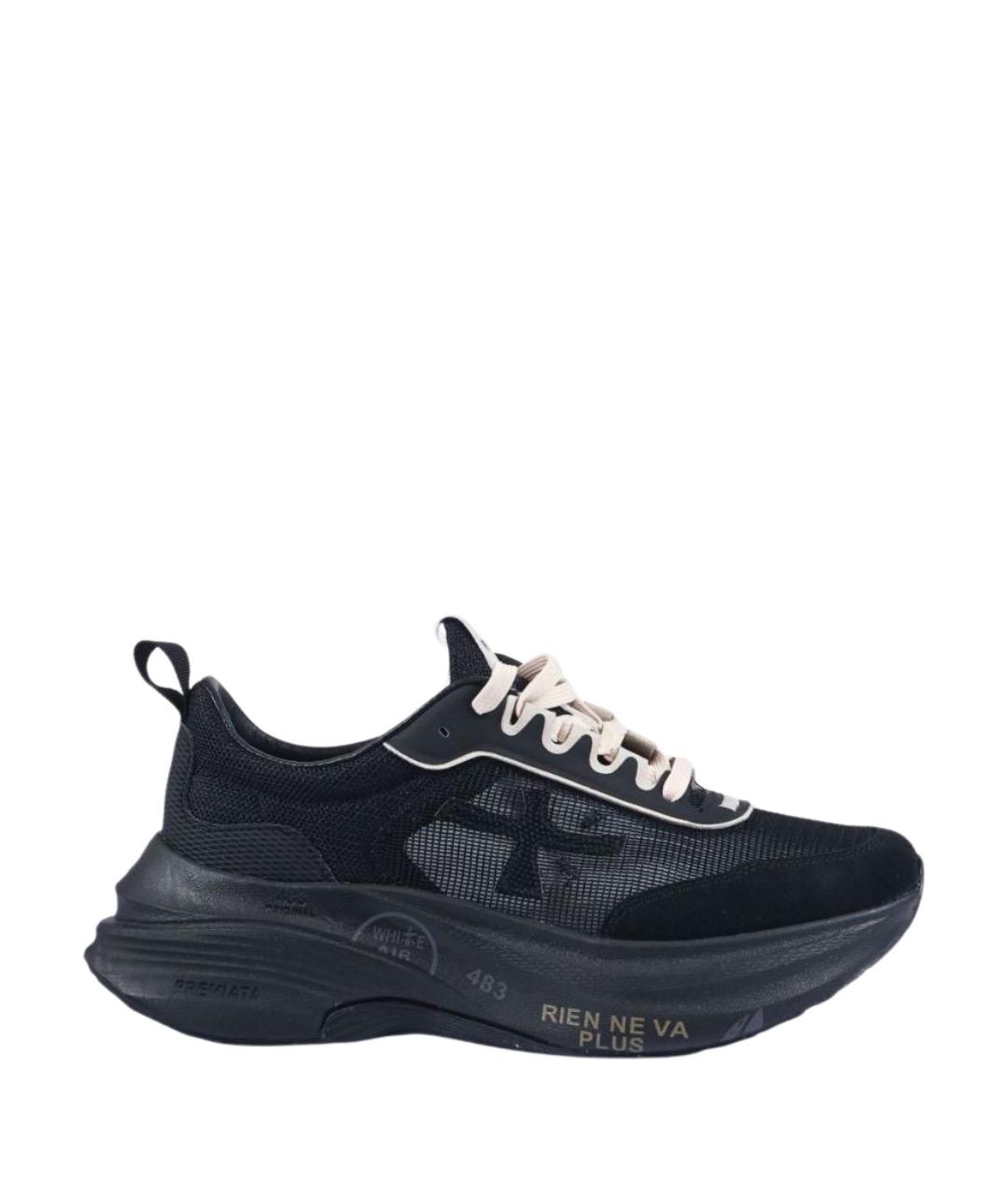 PREMIATA Черные синтетические кроссовки, фото 1