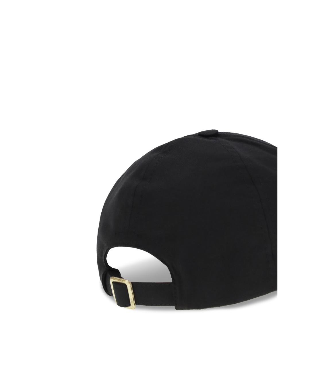 VIVIENNE WESTWOOD Черная хлопковая кепка, фото 3