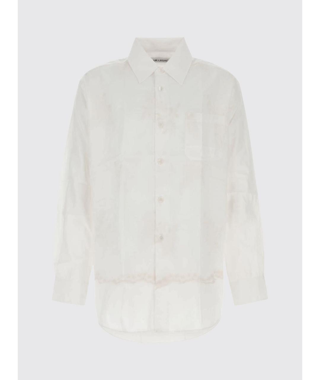 OUR LEGACY Белая хлопковая кэжуал рубашка, фото 2
