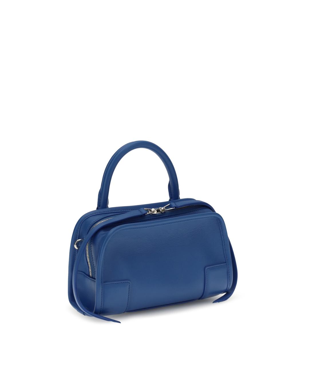 LOEWE Синяя кожаная сумка тоут, фото 2