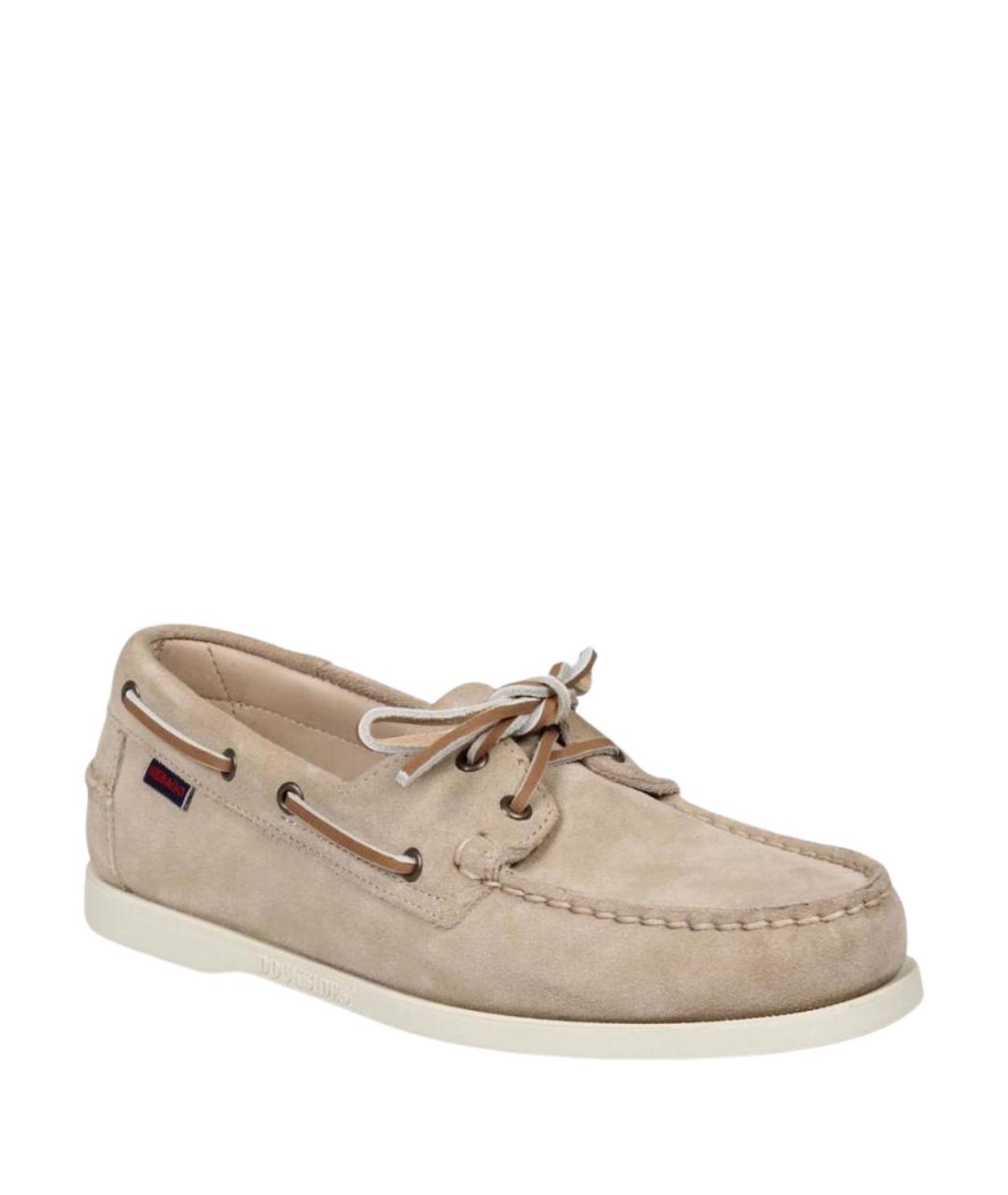 SEBAGO Бежевые замшевые лоферы, фото 2