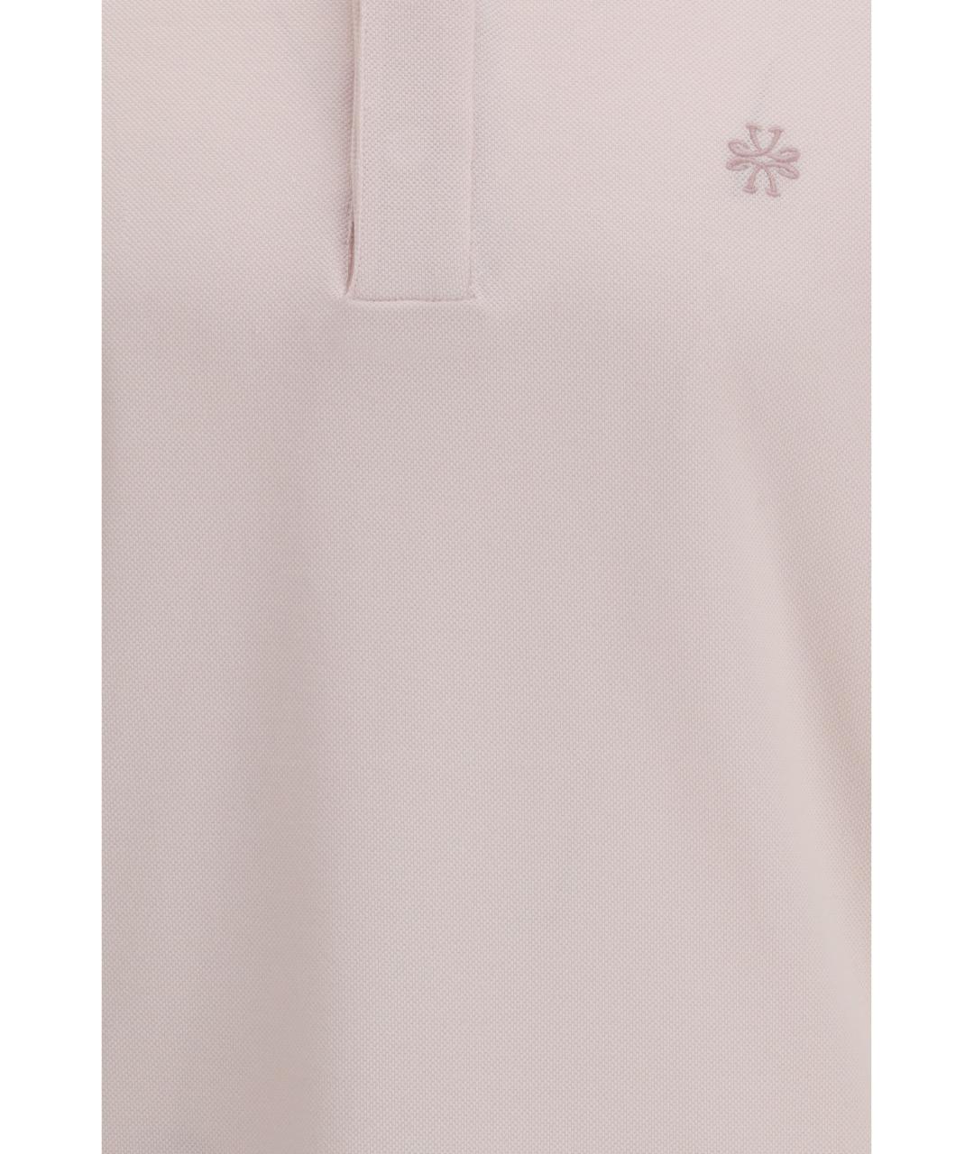 JACOB COHEN Розовое хлопковое поло с коротким рукавом, фото 3