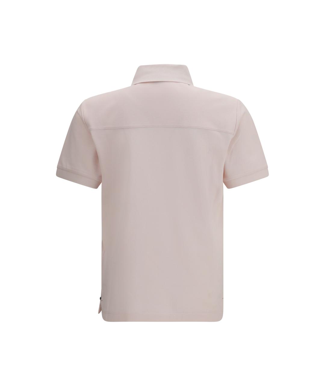 JACOB COHEN Розовое хлопковое поло с коротким рукавом, фото 2
