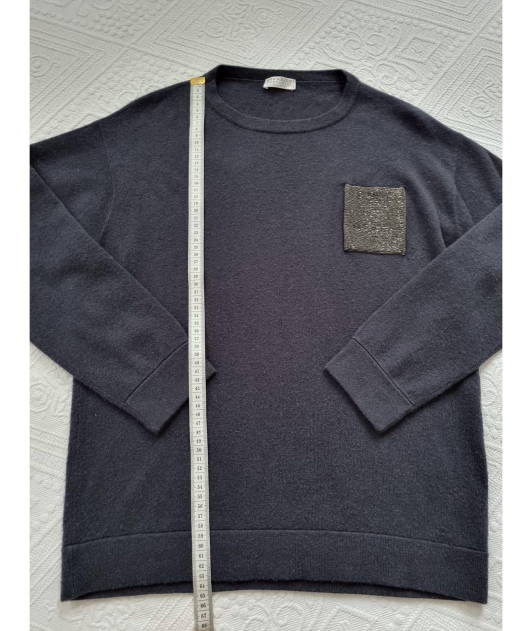 BRUNELLO CUCINELLI Черный джемпер / свитер, фото 5