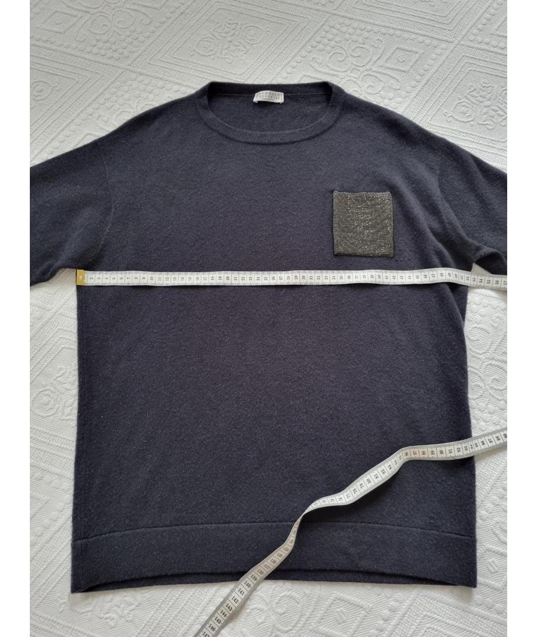 BRUNELLO CUCINELLI Черный джемпер / свитер, фото 6