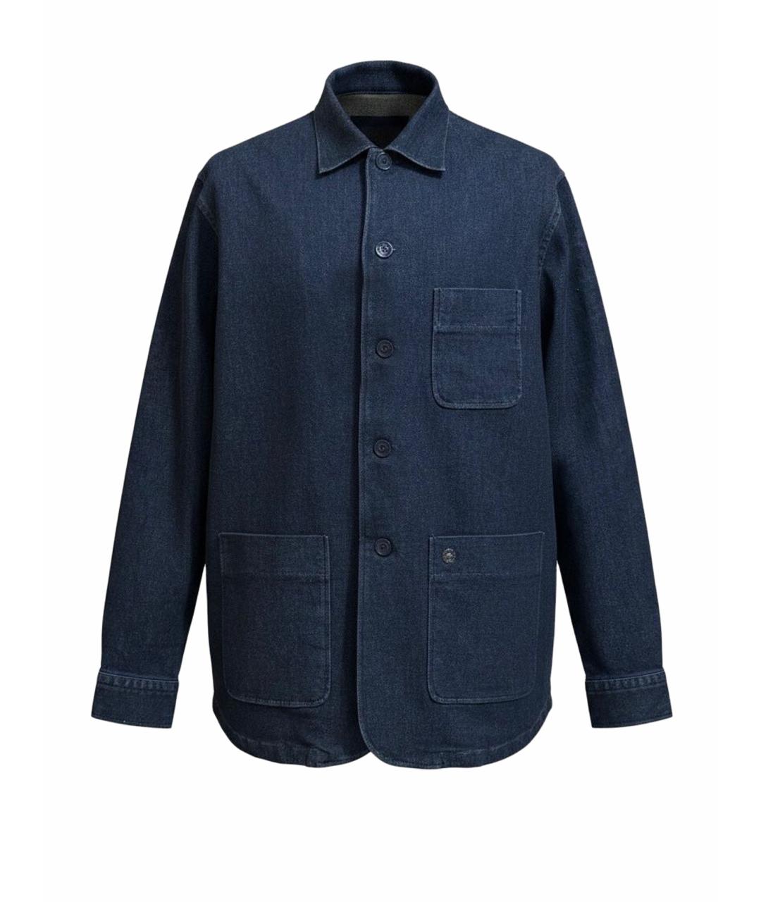 STEFANO RICCI Темно-синий пиджак, фото 1