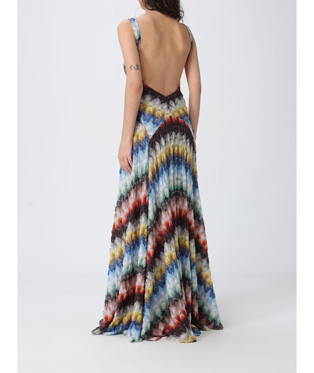 MISSONI Мульти вискозное повседневное платье, фото 2