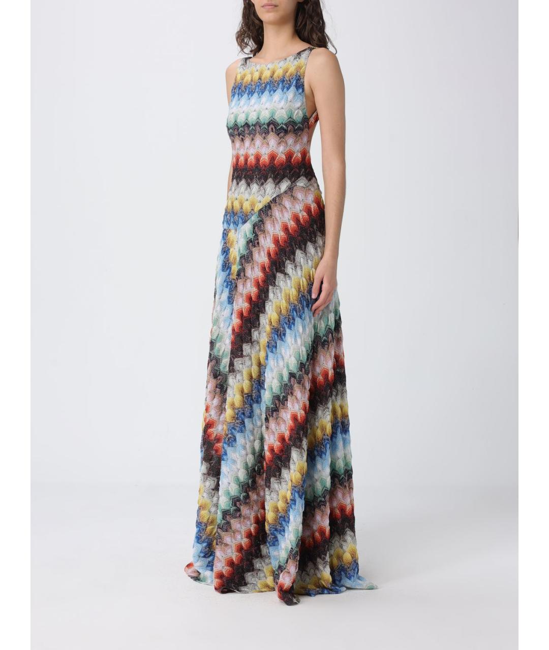 MISSONI Мульти вискозное повседневное платье, фото 3