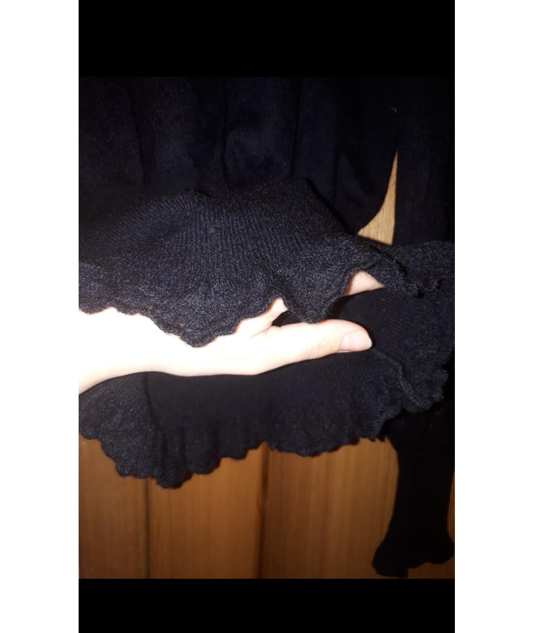 VALENTINO Черная шерстяная водолазка, фото 6
