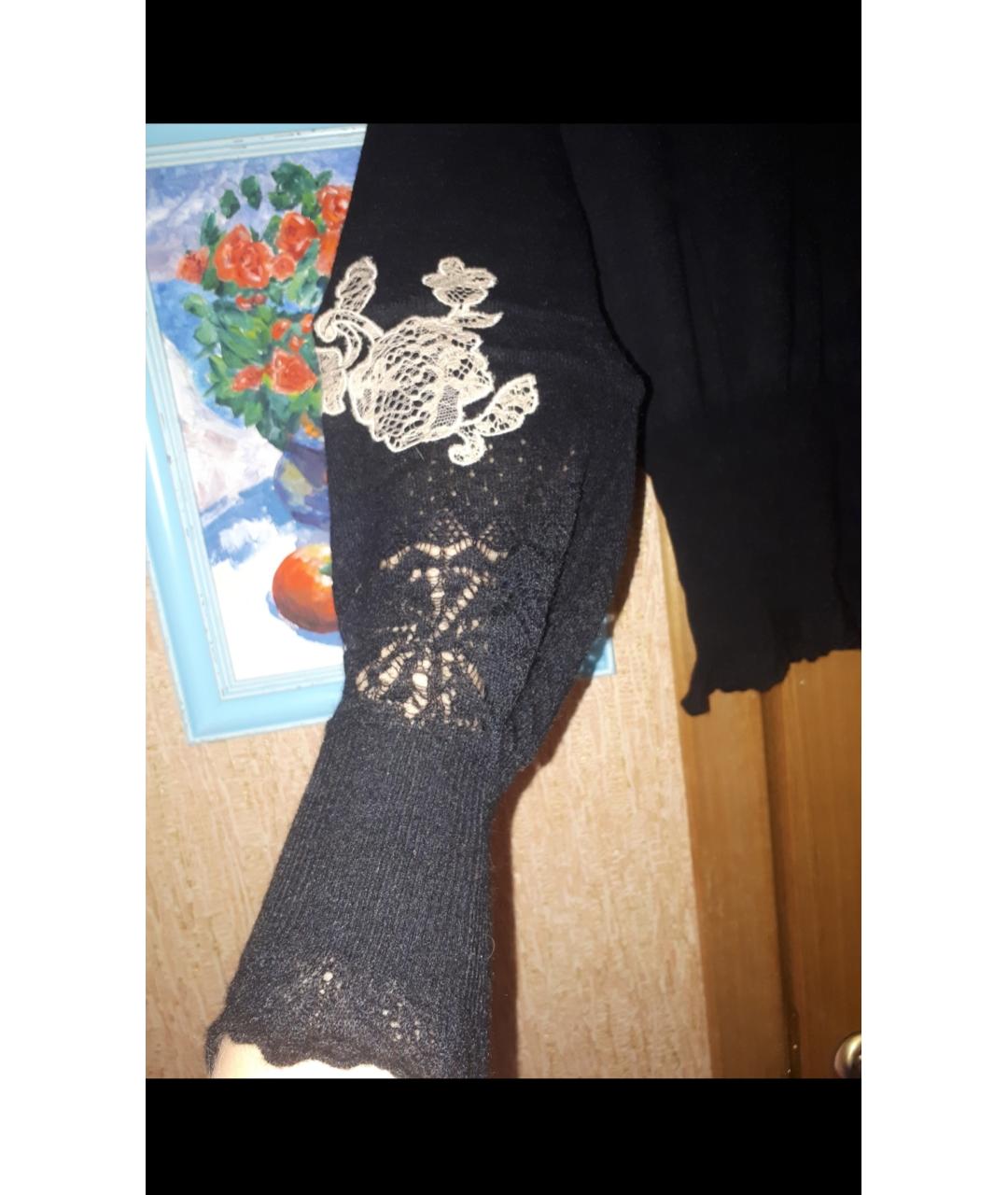 VALENTINO Черная шерстяная водолазка, фото 5