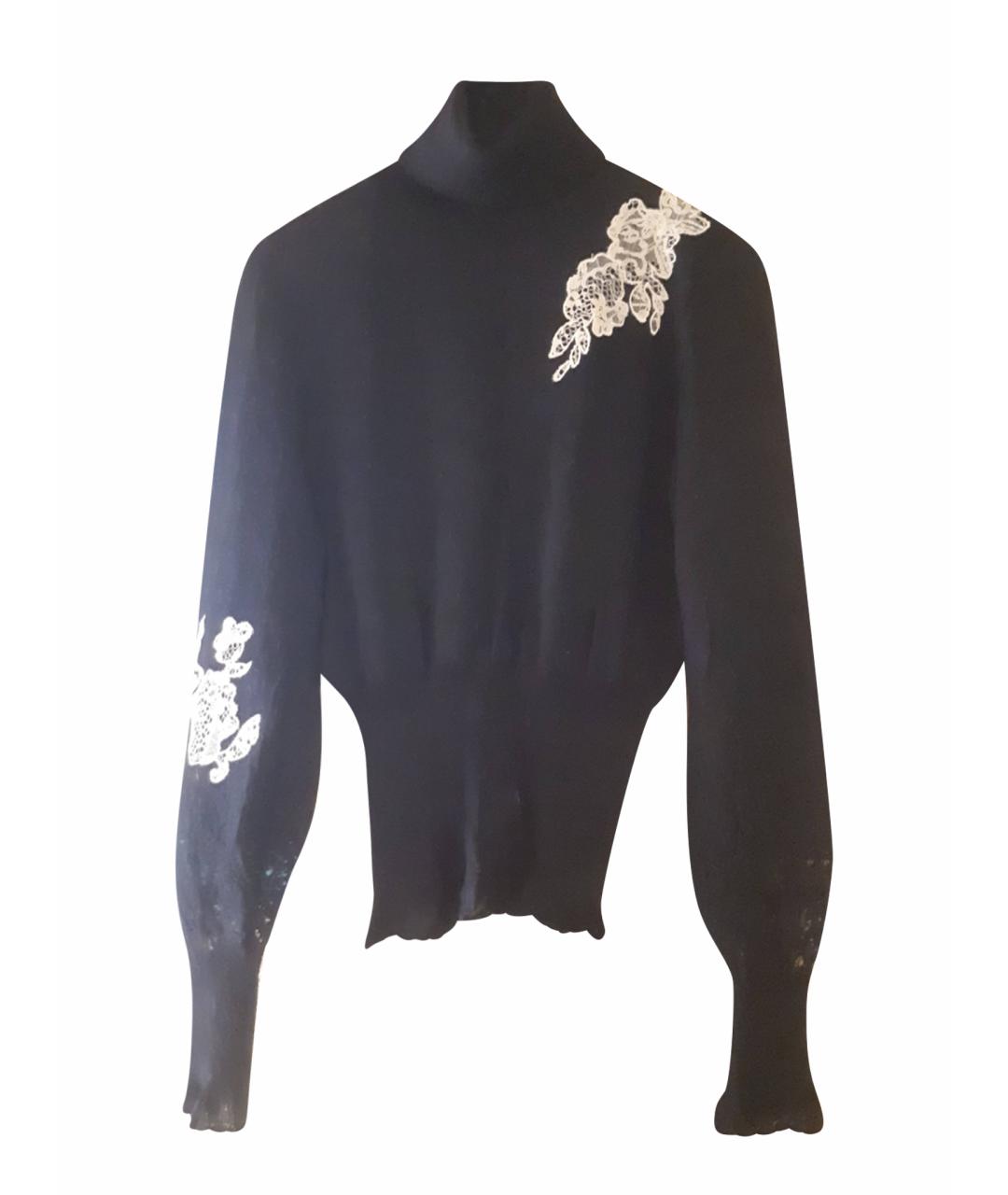 VALENTINO Черная шерстяная водолазка, фото 1