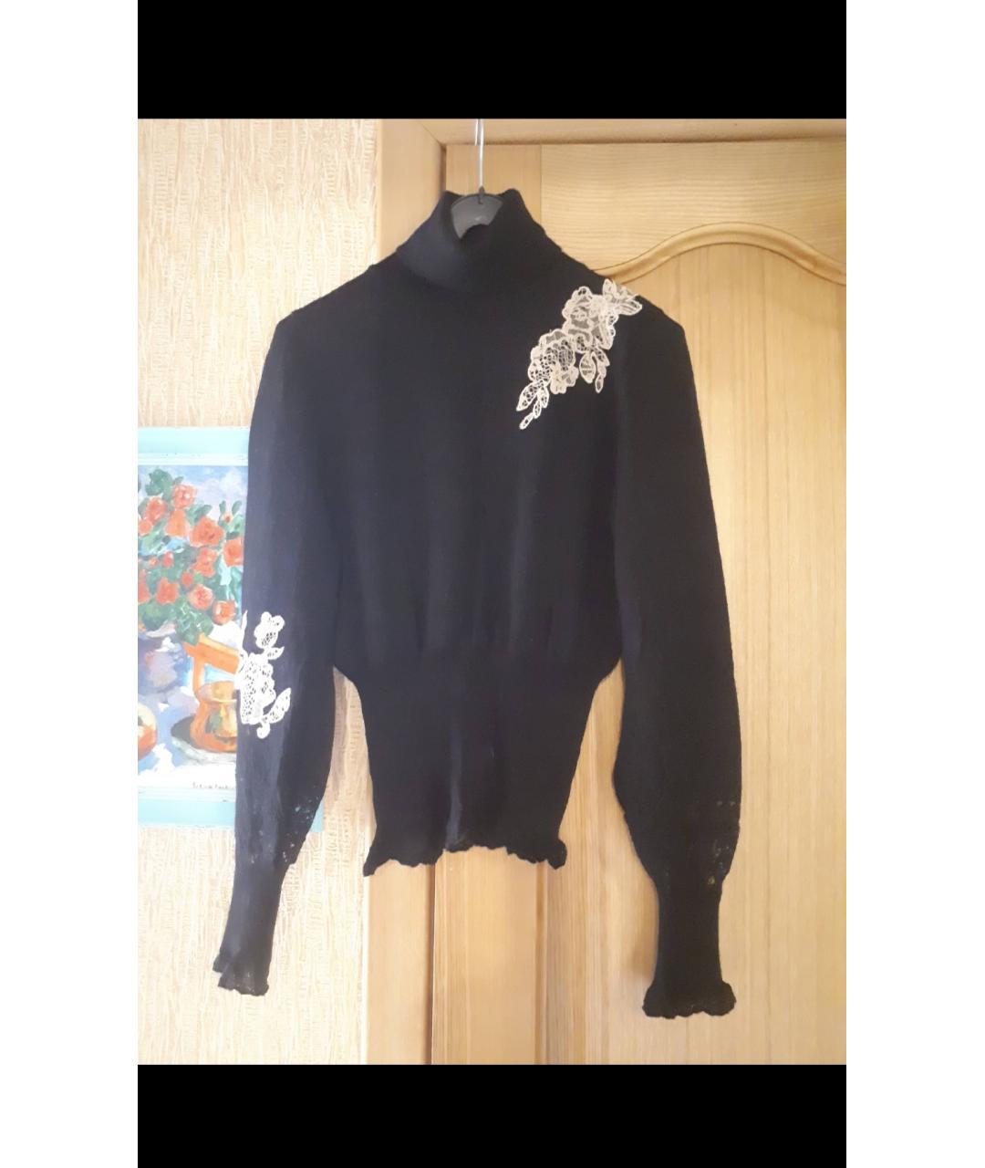 VALENTINO Черная шерстяная водолазка, фото 10