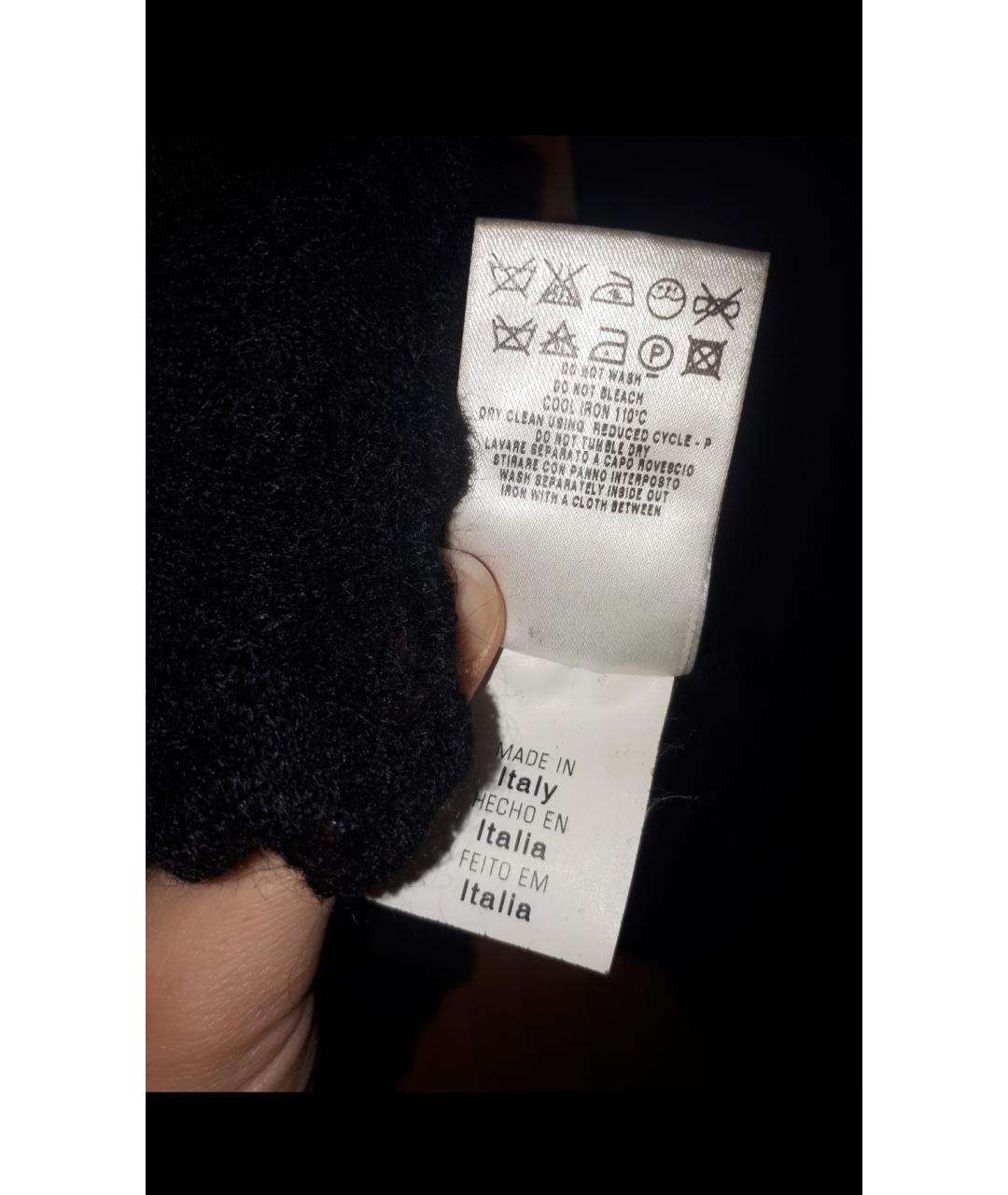 VALENTINO Черная шерстяная водолазка, фото 9