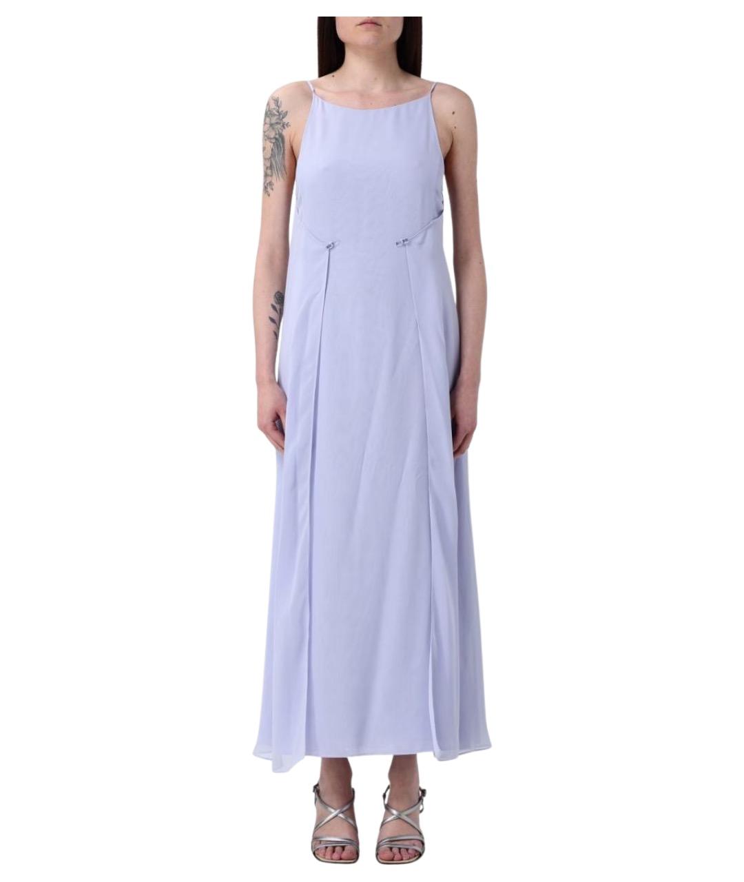 EMPORIO ARMANI Фиолетовое повседневное платье, фото 1