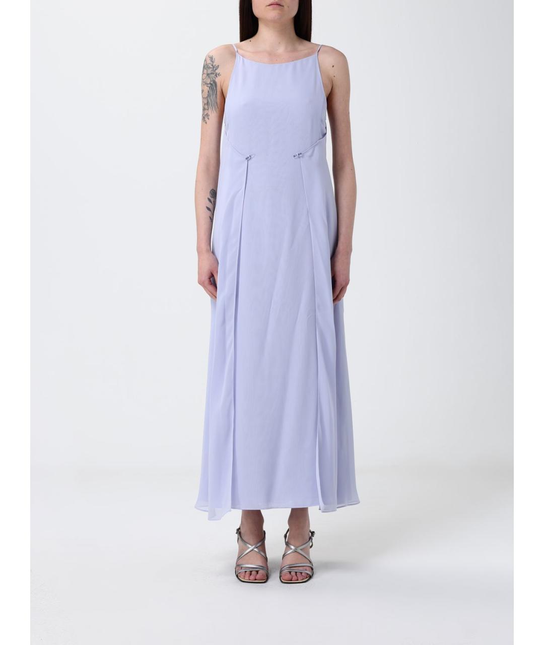 EMPORIO ARMANI Фиолетовое повседневное платье, фото 4
