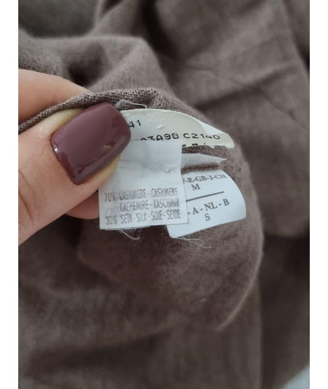 BRUNELLO CUCINELLI Коричневое платье, фото 4