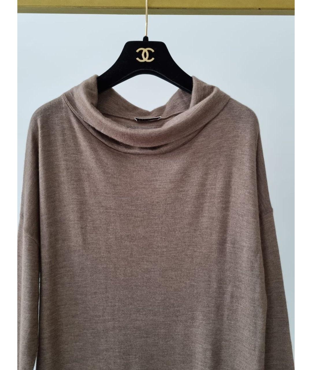 BRUNELLO CUCINELLI Коричневое платье, фото 2