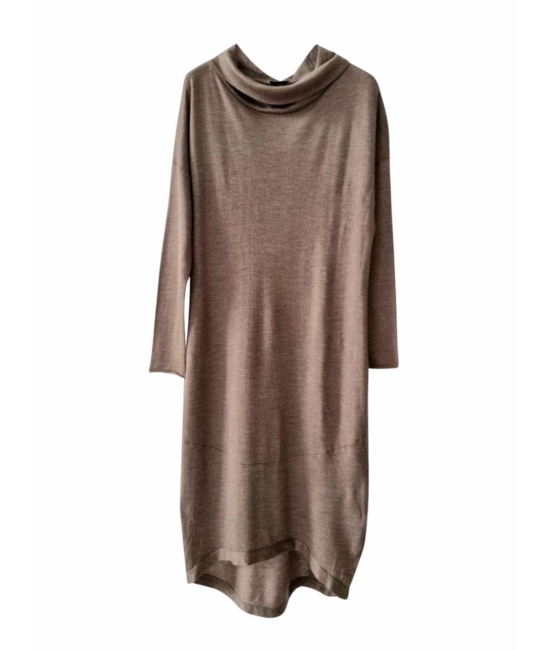 BRUNELLO CUCINELLI Коричневое платье, фото 1