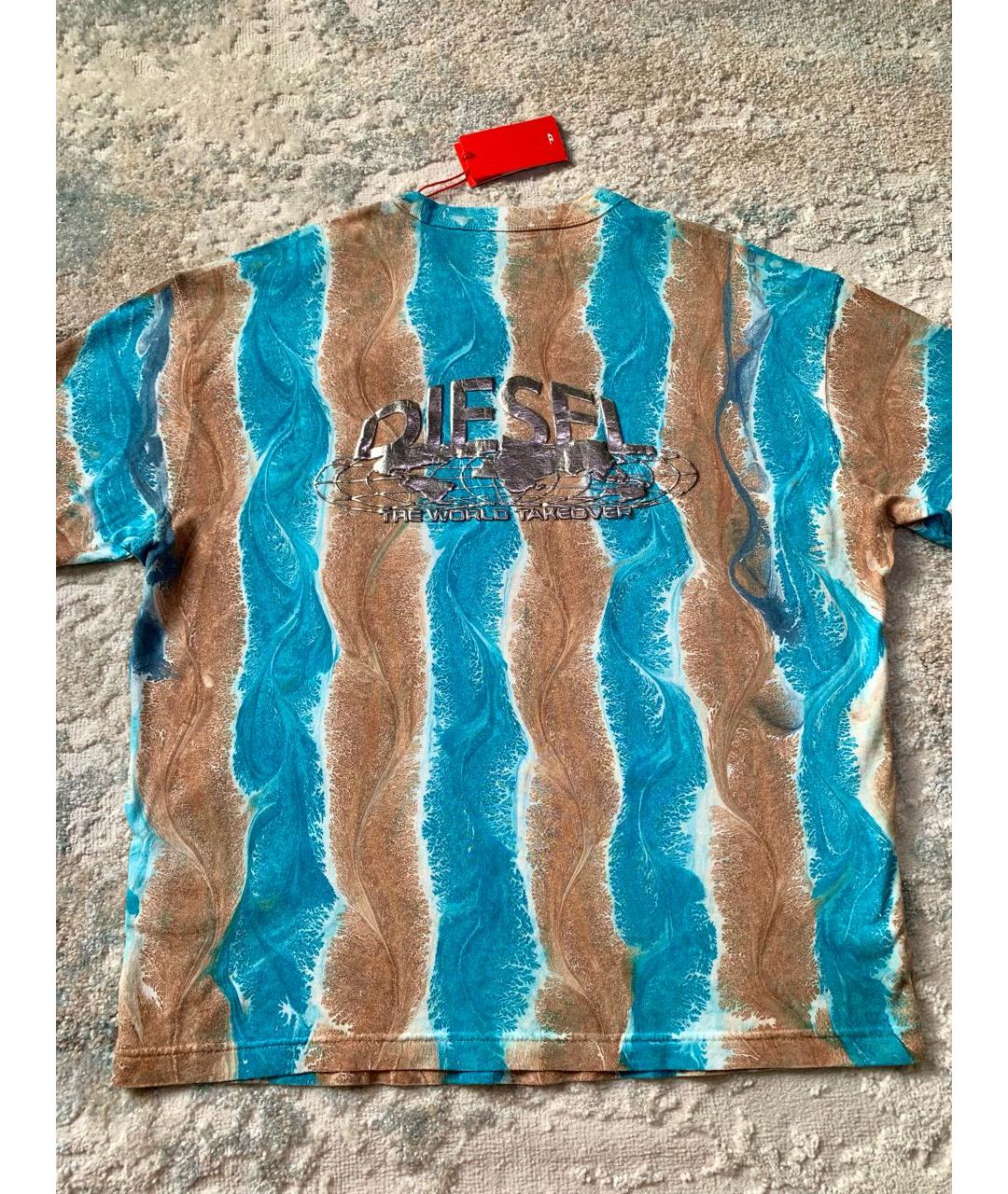 DIESEL Мульти хлопковая футболка, фото 6