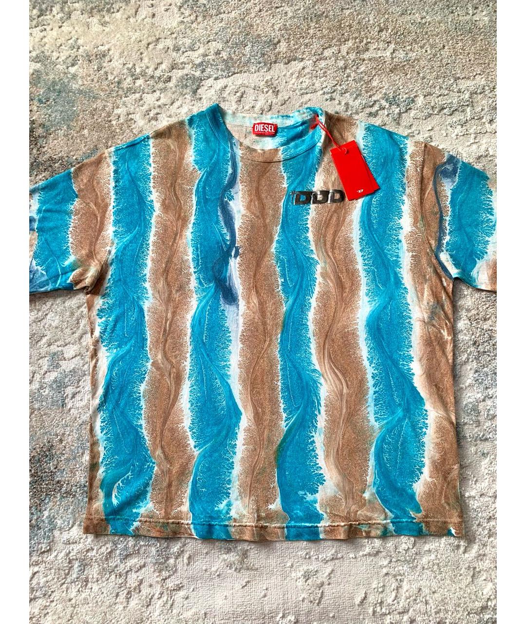 DIESEL Мульти хлопковая футболка, фото 5