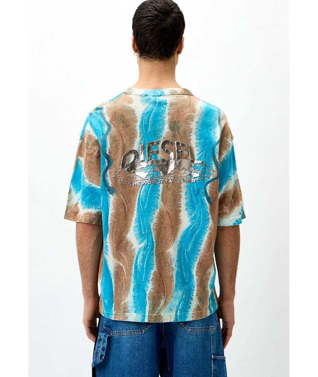 DIESEL Мульти хлопковая футболка, фото 4